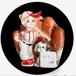 Vtg Rubens Originals Little Slugger Ceramic Planter